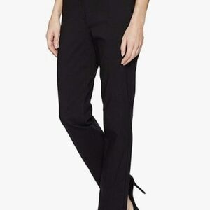 Briggs New York Split Waist Women's Black Pants with Stretch, Size 16